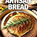 Garlic Rosemary Artisan Bread_PIN